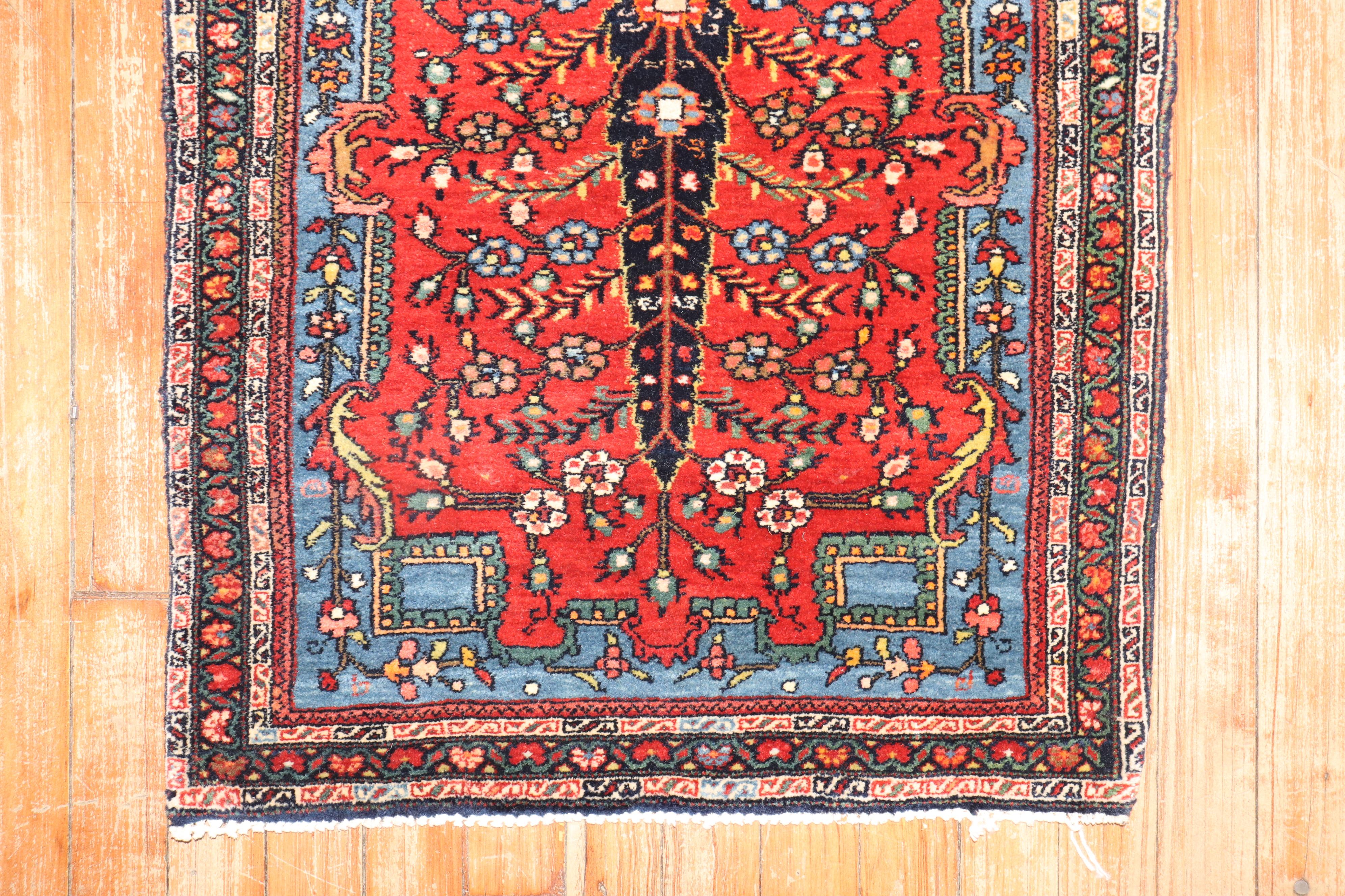 Empire Revival Jozan Persian Sarouk Rug For Sale