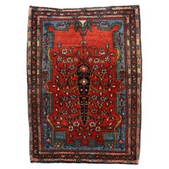 Antique Jozan Persian Sarouk Rug