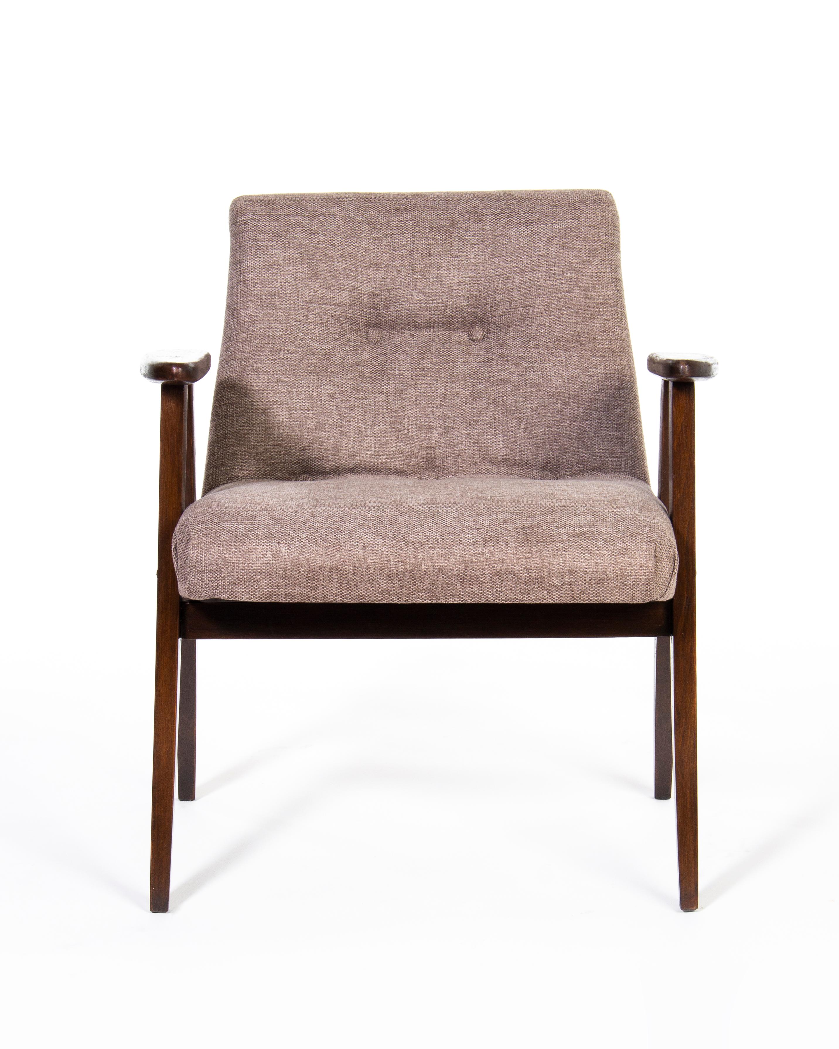 Mid-Century Modern Jozef Chierowski Design Modèle n° 366, lot de 2 fauteuils vintage, 1962 en vente