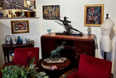 Jozef Popczyk Cubist Art Deco Painting Music Group