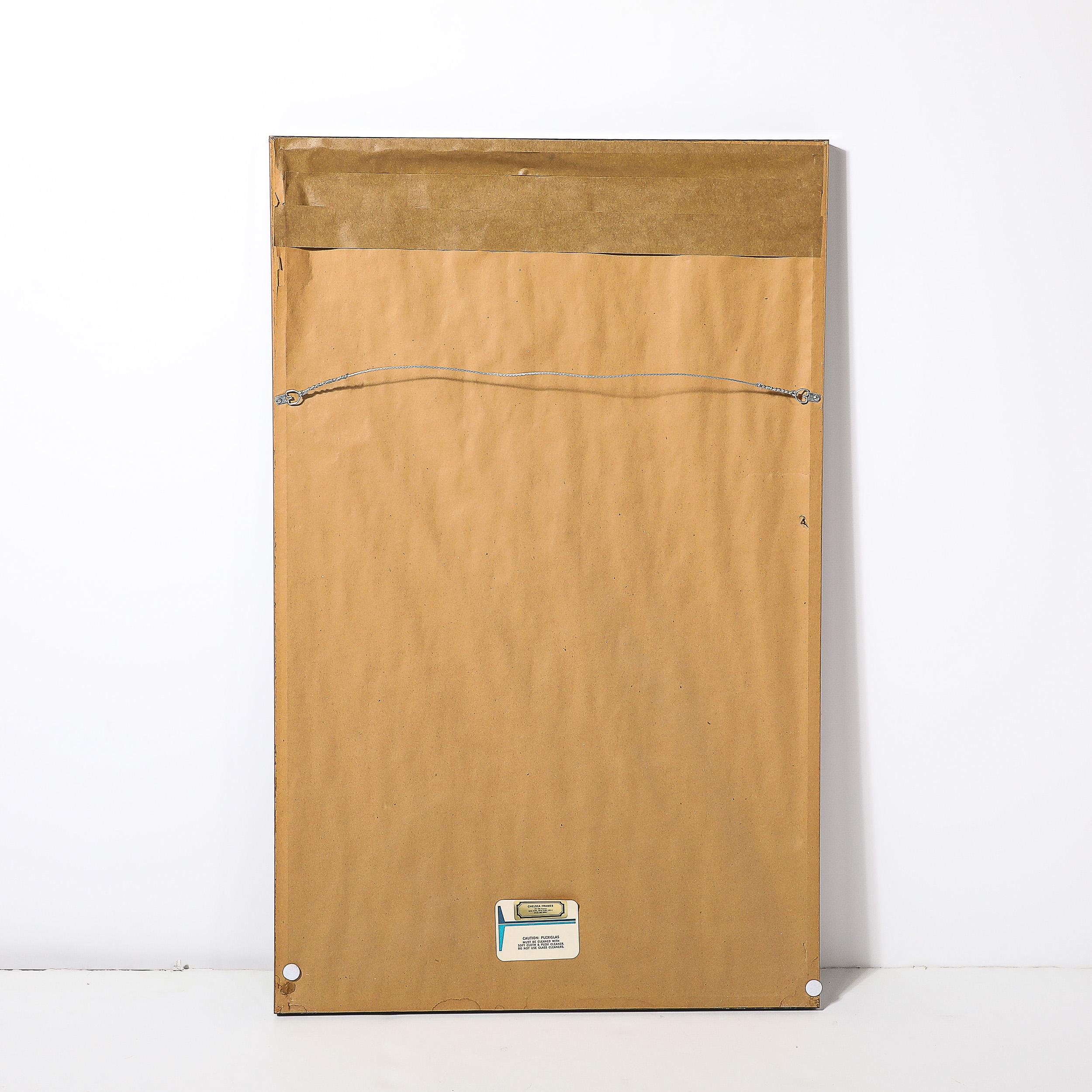 Art Deco Lithograph Poster 