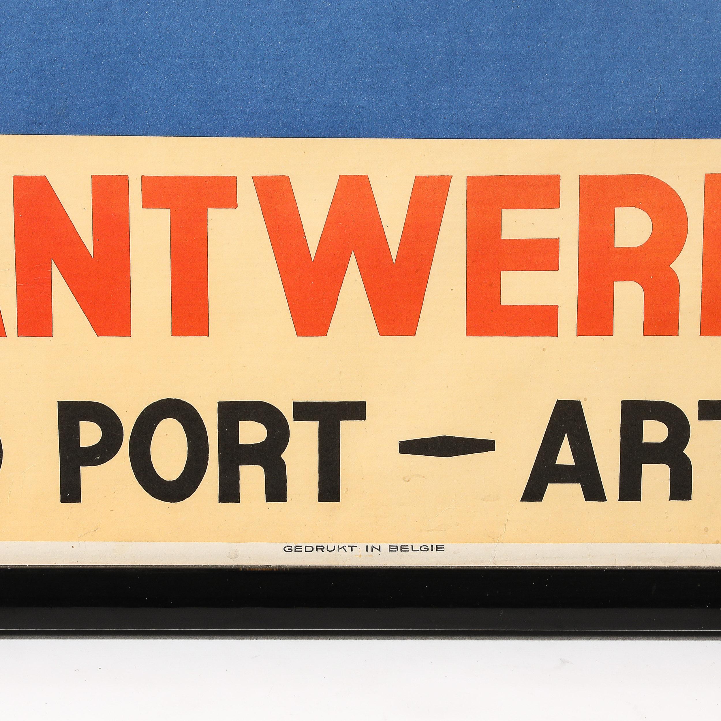 Art Deco Lithograph Poster 