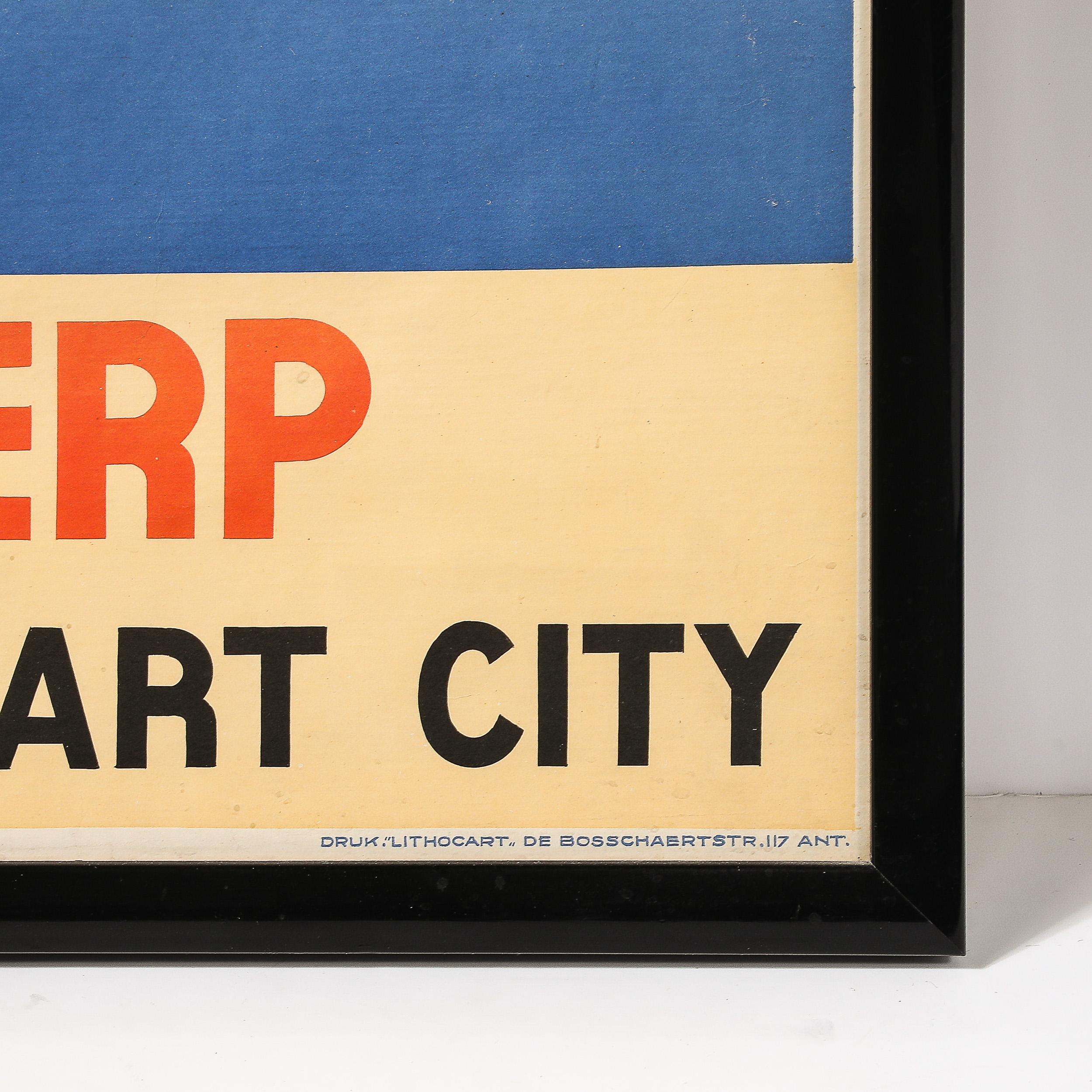 Art Deco Lithograph Poster 