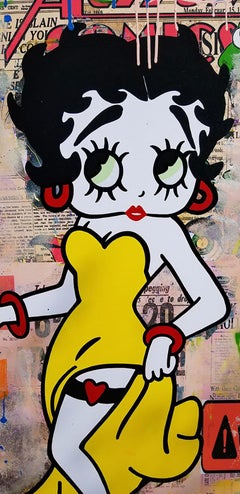 Original Art - Betty Boop Yellow Dress