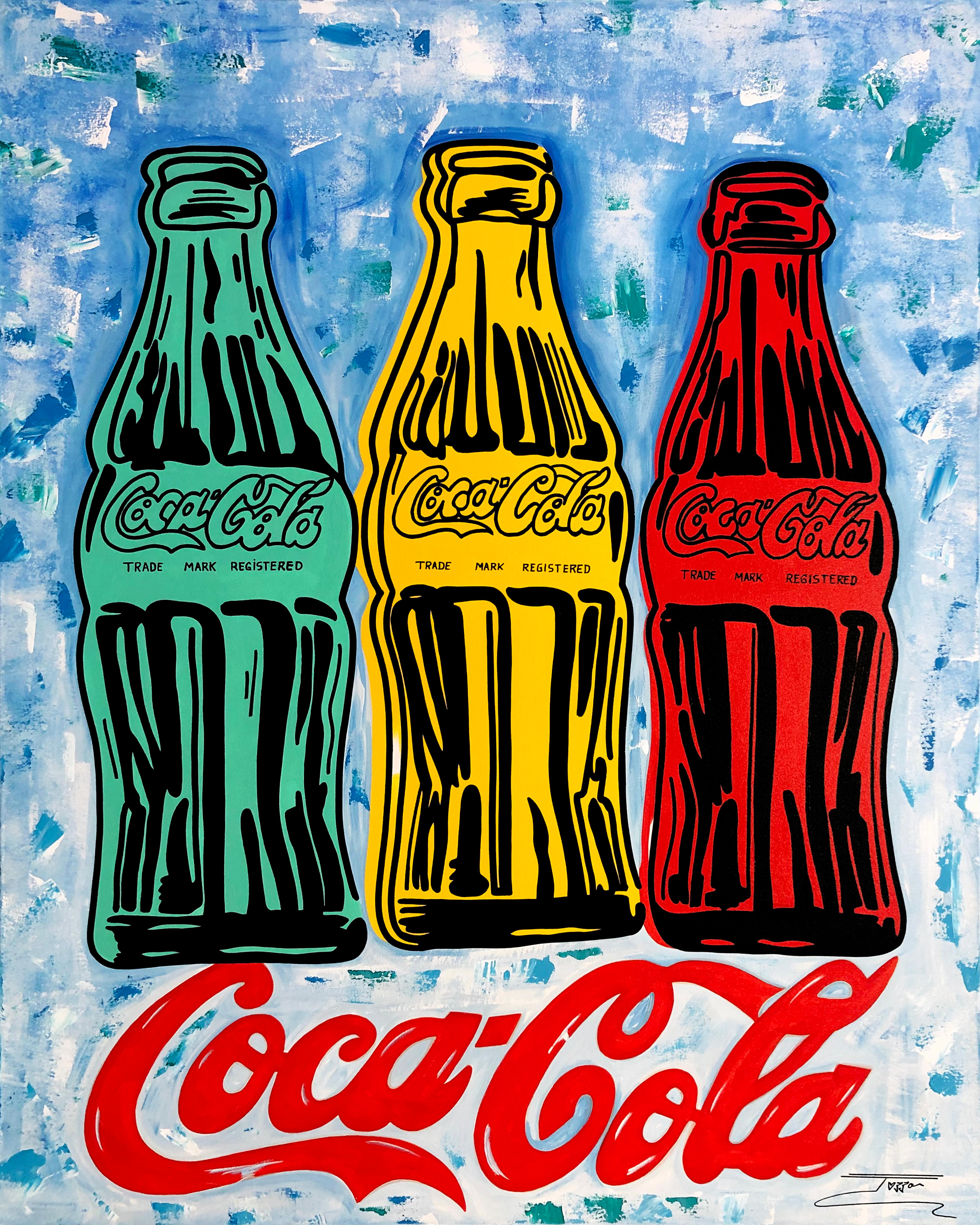 Jozza Abstract Painting - COCA COLA