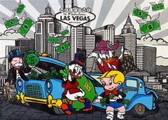 High Rollers (Monopoly Disney), großes Originalgemälde