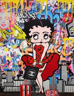 JOZZA 'ABOUT GLAMOUR - 2023' ORIGINAL ACRYLIC ON CANVAS 30X24