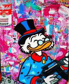 Jozza, 'A proposito di soldi! 2024' Acrilico originale su tela, 30X24
