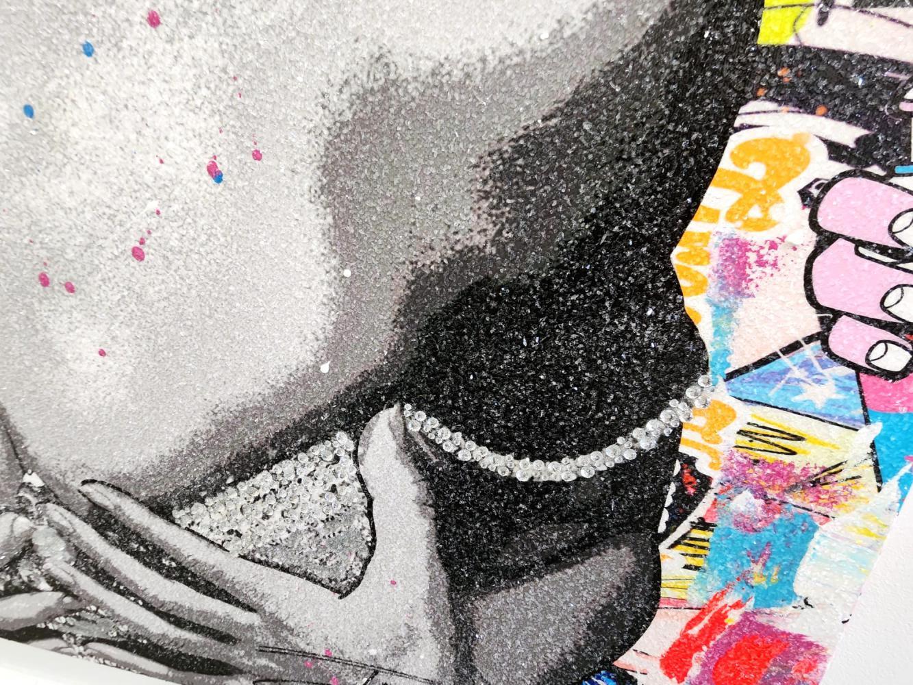 Artista: Jozza
Titolo: Chanel N:5
Anno: 2023
Media: Acrilico originale con polvere di diamante su tela
Dimensioni: 48x40 pollici
Firmato a mano 