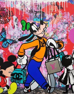 JOZZA 'GOING SHOP - 2023' ORIGINAL ACRYLIC ON CANVAS, 30X24