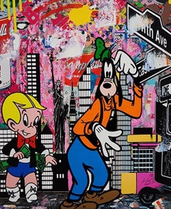 JOZZA 'LOST IN NEW YORK - 2024' ORIGINAL ACRYLIC ON CANVAS, 30X24