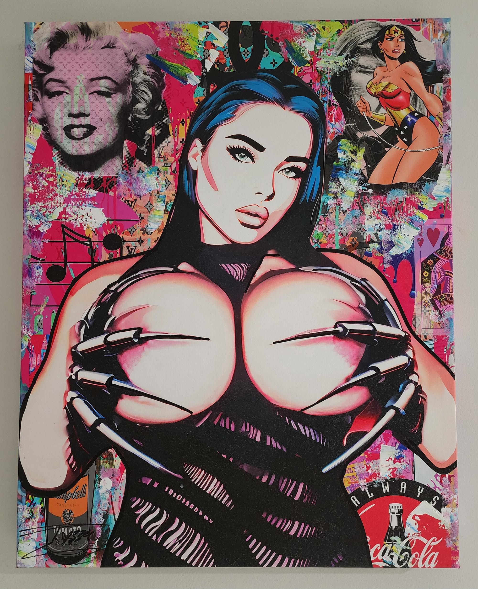 Artista: Jozza
Titolo: "Siri - Catwoman"
Anno: 2024
Media: Acrilico originale su tela
Dimensioni: 30x24 pollici
Firmato a mano sul recto e firmato "Jozza", intitolato, datato e numerato sul verso, firmato anche dalla modella "Siri