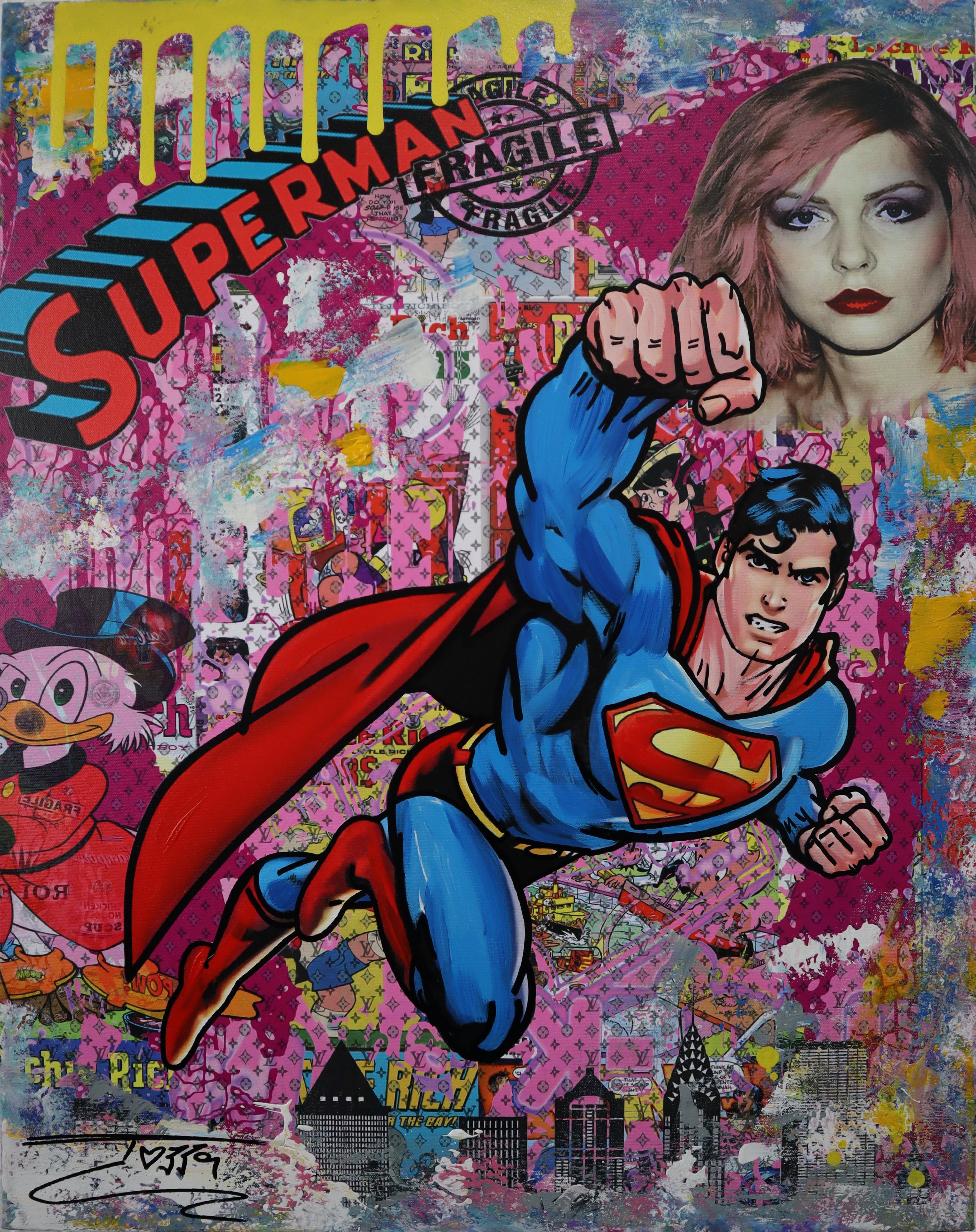Künstler: Jozza
Titel: "Super Day"
Jahr: 2024
Medien: Original Acryl auf Leinwand
Größe: 30x24 Zoll
Rekto handsigniert und signiert "Jozza", verso betitelt, datiert und mit einer ID-Nummer versehen.
Zustand: In neuwertigem Zustand

Jozza