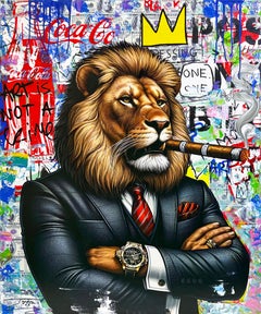 Majesty Is Back (large original painting on canvas)