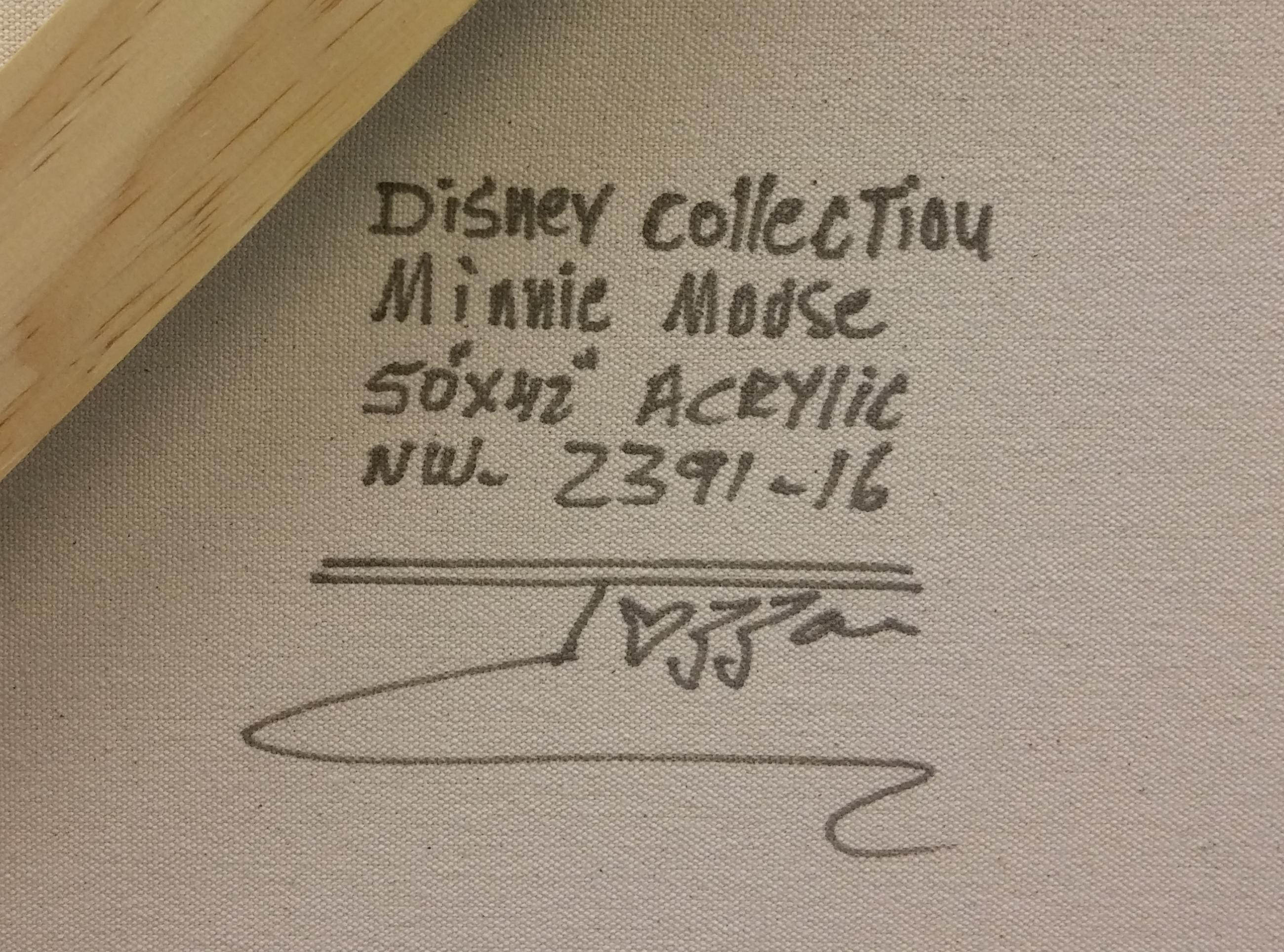 MINNIE MAUS (DISNEY) – Painting von Jozza