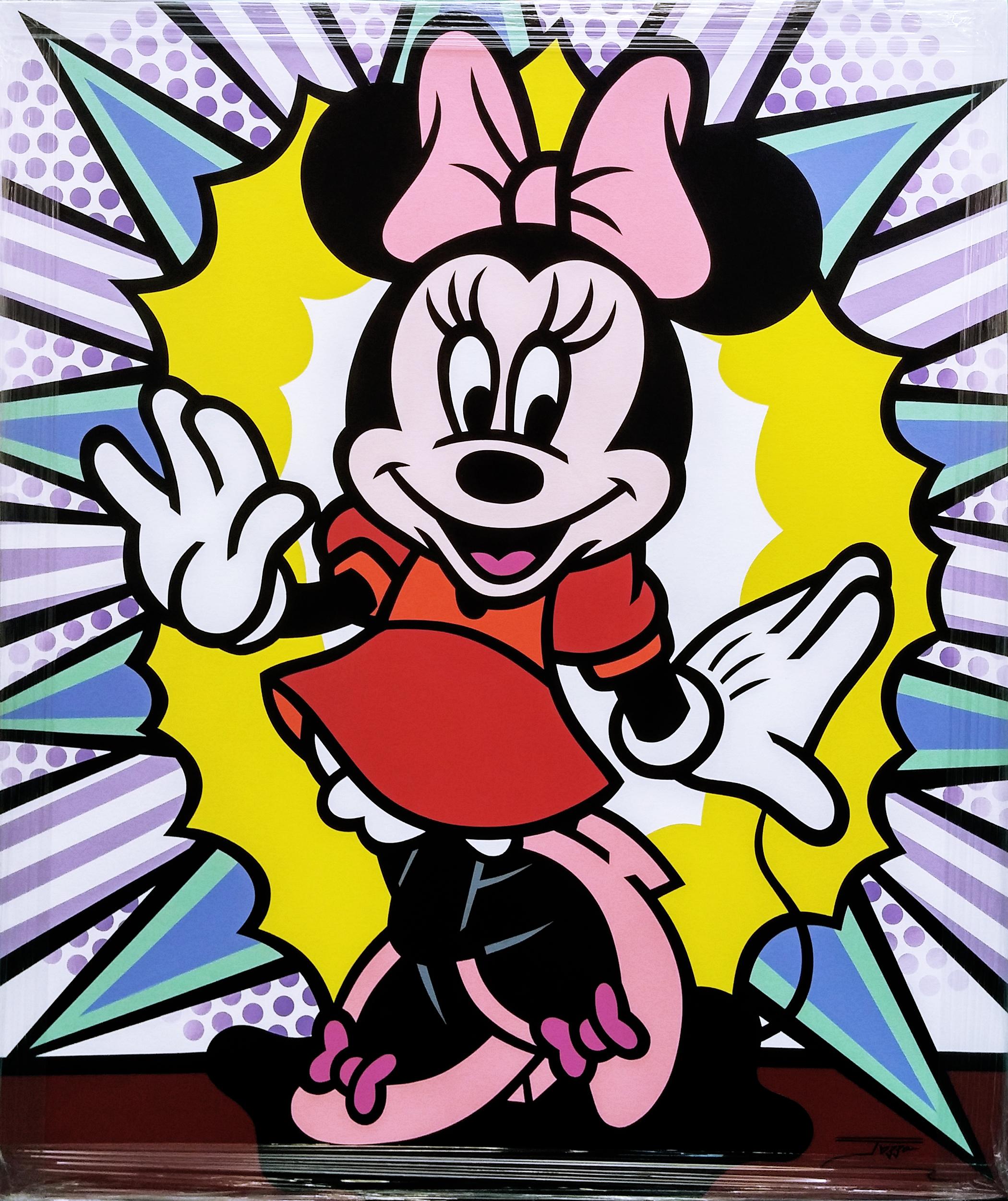 Jozza Portrait Painting - MINNIE MOUSE (DISNEY)