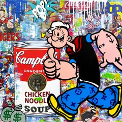 Popeye In The Run (large original painting on canvas)