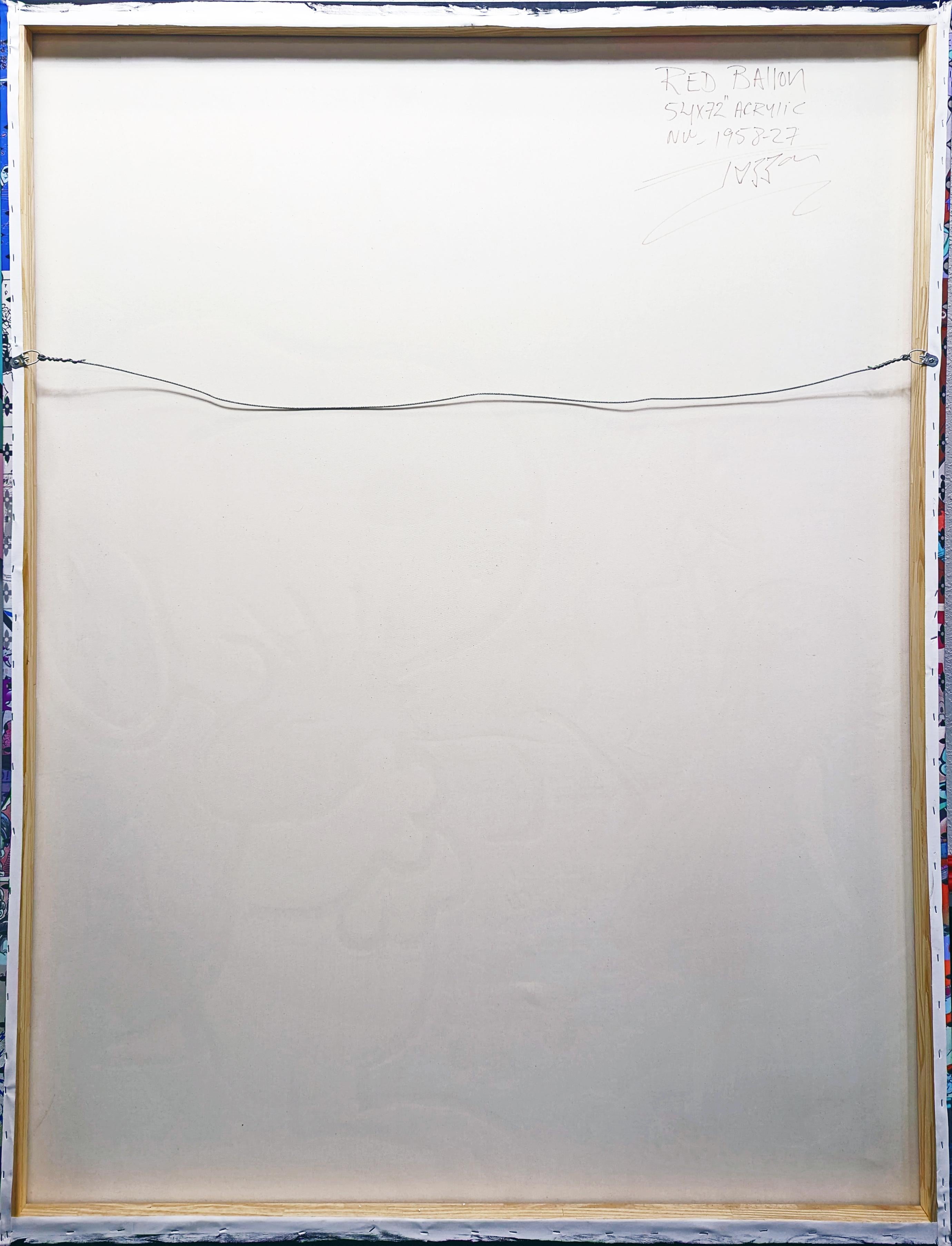 BALLON ROSSO (BANKSY SNOOPY) - Painting di Jozza