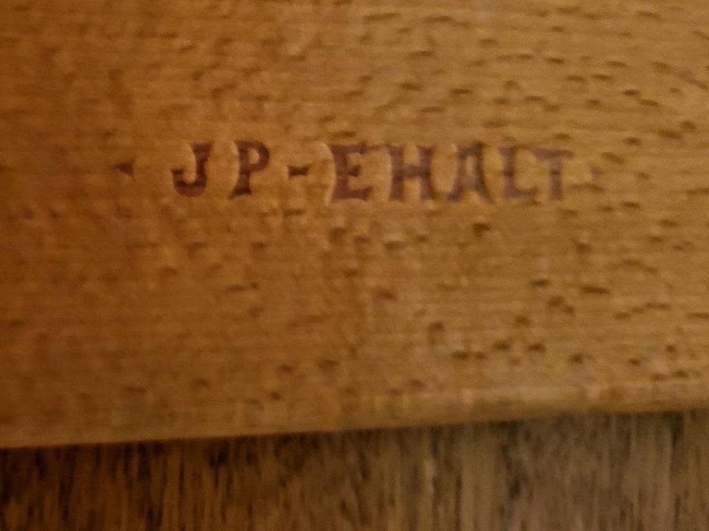 Table de salle à manger française en marqueterie de bois de rose de style Louis XVI signée JP Ehalt en vente 3