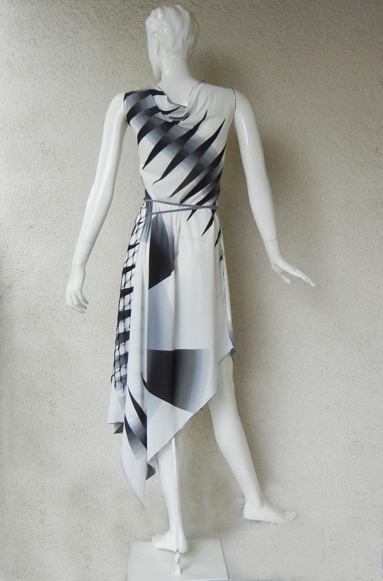  JP Gaultier 2001 Asymmetric dress as seen on the Runway and in AD campaign  New In New Condition In Los Angeles, CA