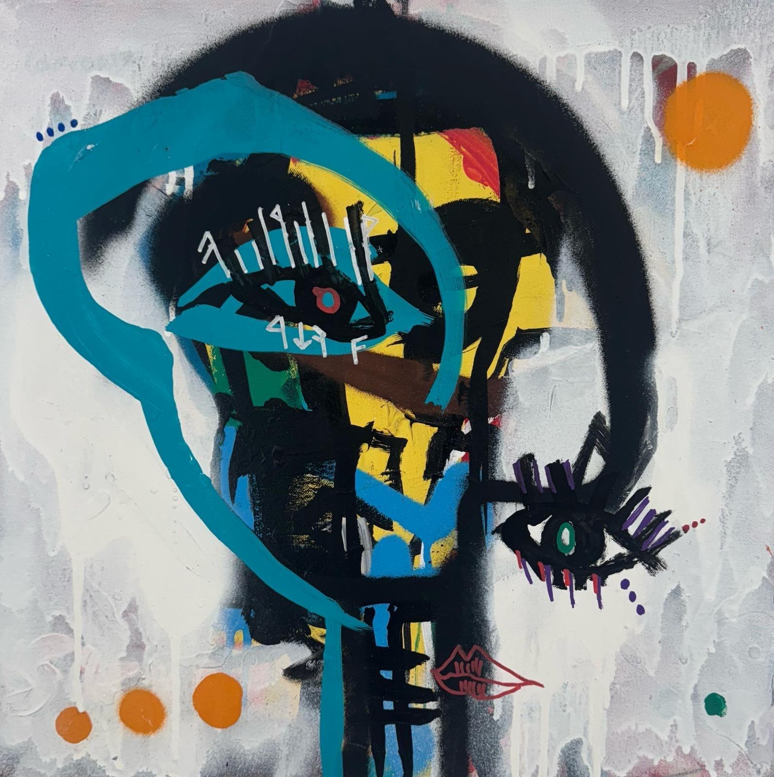 JP Jones Abstract Painting – Keine gewöhnliche Liebe