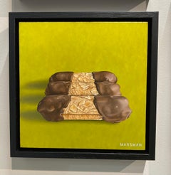 A Tasty Trio - 21st Century contemporary Hyper realistic oil painting of Cookies