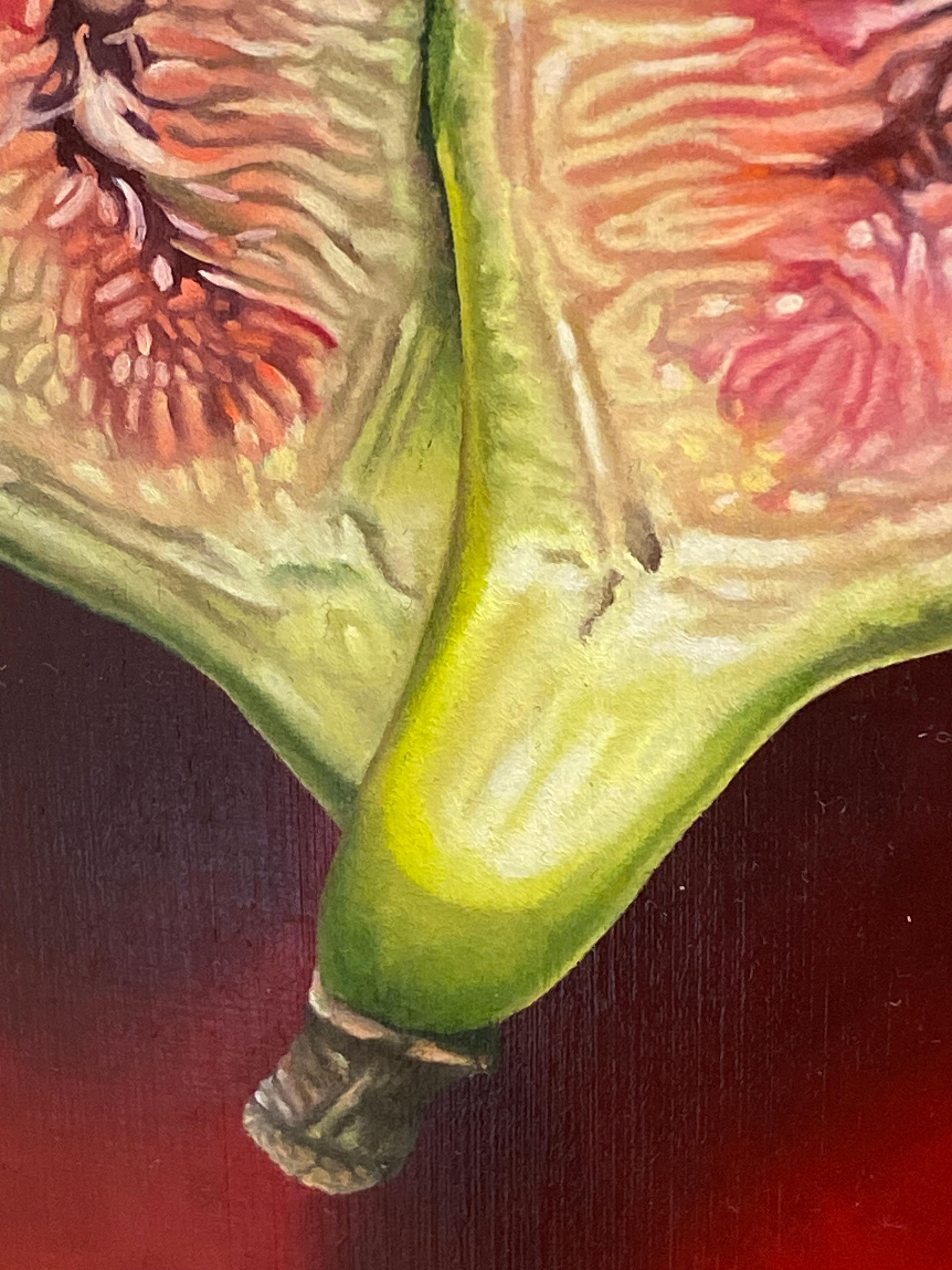 I Love Figs - 21st Century contemporary Hyper realistic oil painting of figs For Sale 3