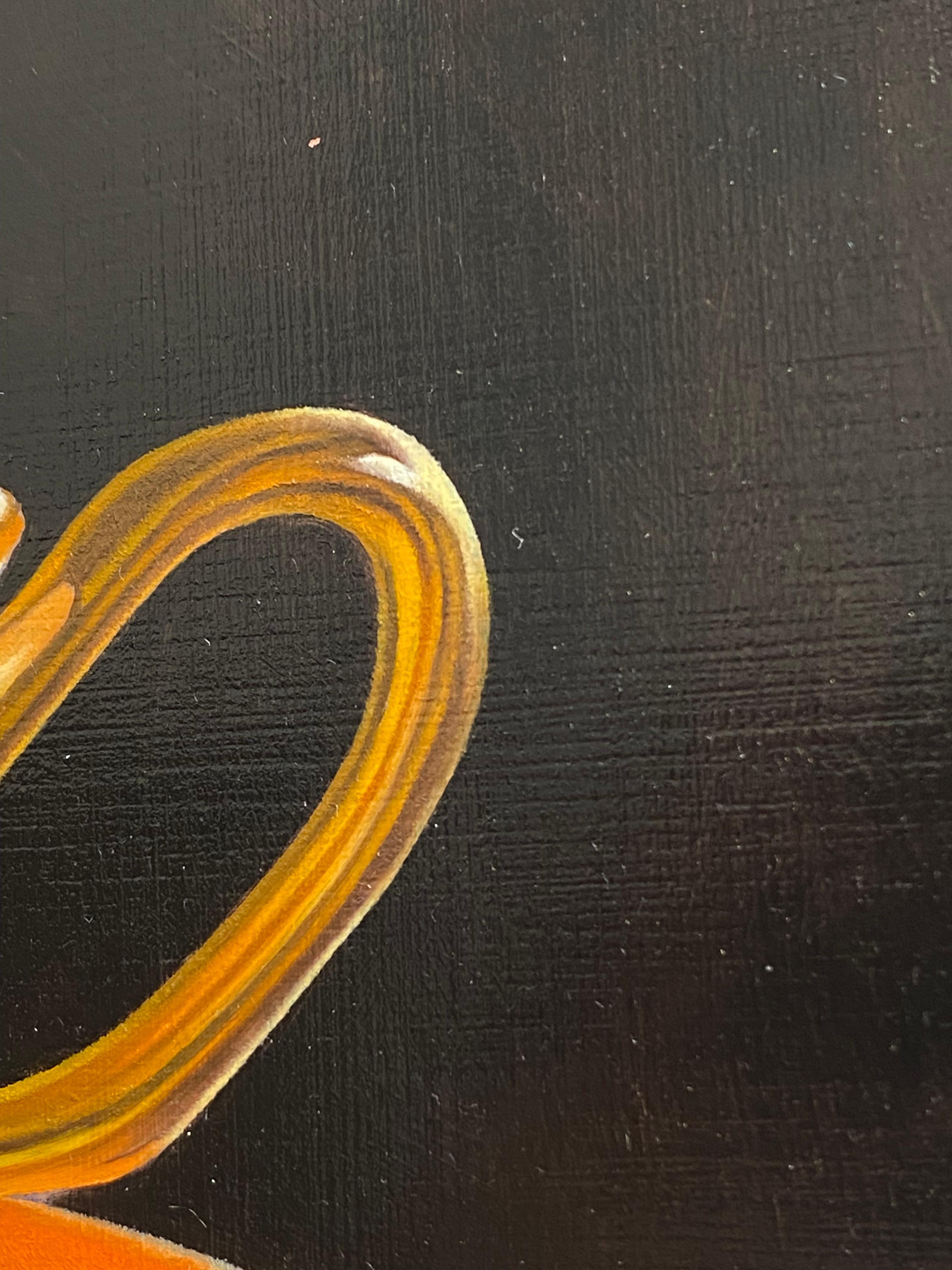 La hora del té - Pintura hiperrealista contemporánea del siglo XXI de una taza de té en venta 6