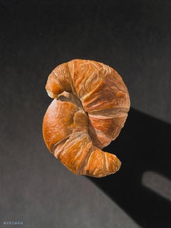 Amor verdadero- Pintura al óleo contemporánea hiperrealista del siglo XXI de Croissants