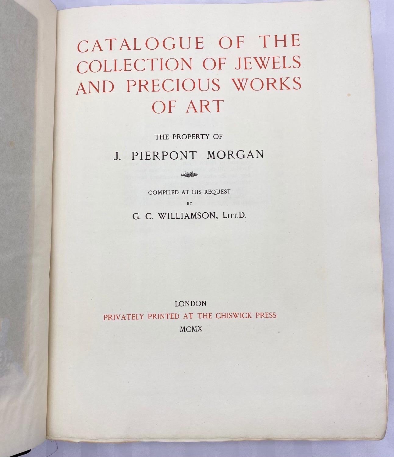 Leather J.P. Morgan Catalogue of the Collection of Jewels and Precious Works of Art #4