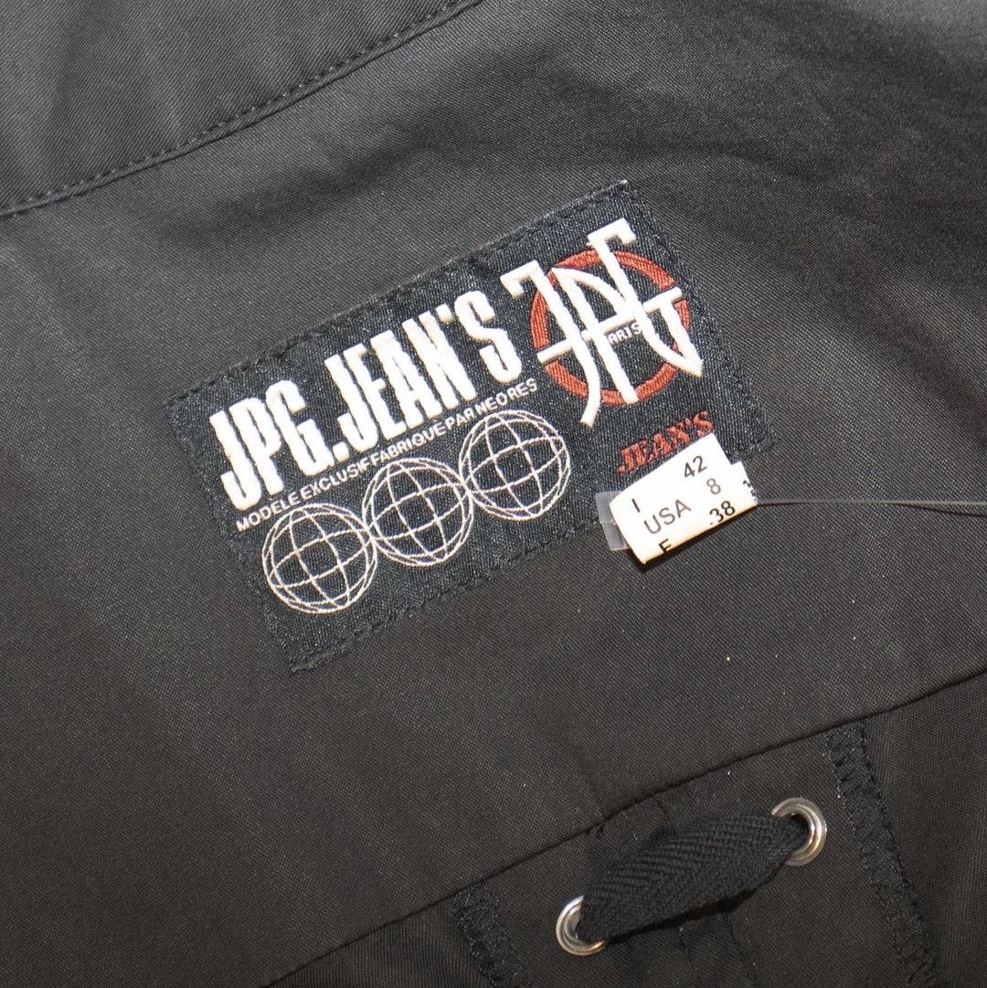 JPG Jeans Lace-Up Detail Jean Jacket (1990’s) 1