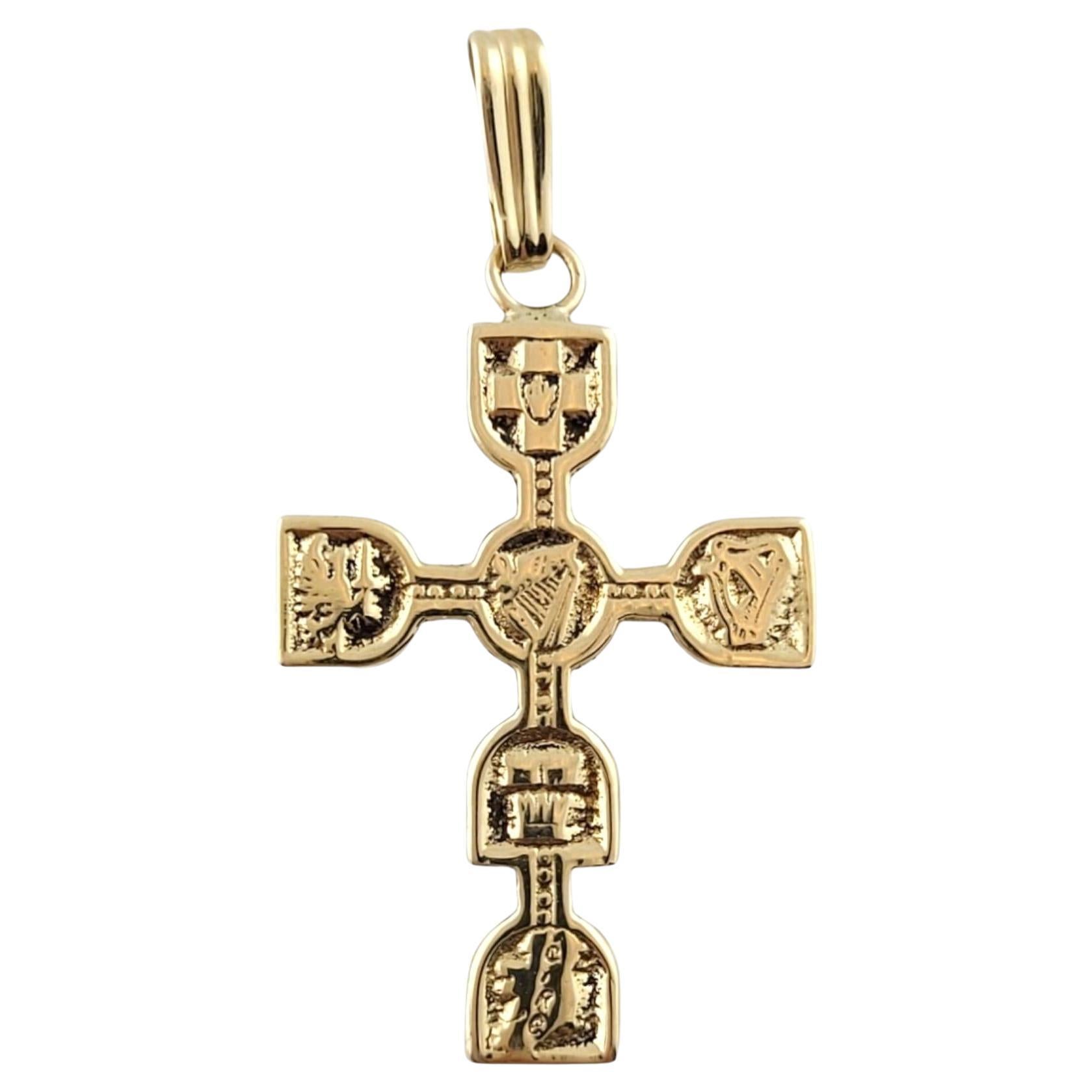 JPK 9K Yellow Gold Celtic Cross Pendant #18198