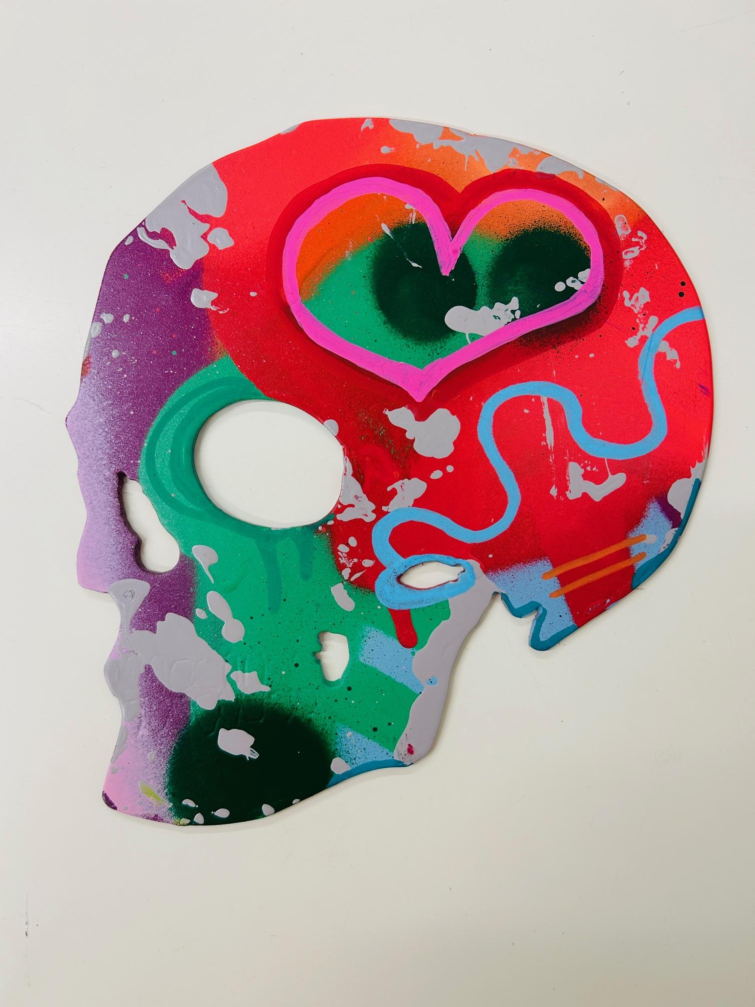 Sculpture de crâne par JPO & Brian Walters

Le métal résistant est découpé à la main par Brian Walters.

Original unique peint à la main sur les deux faces par JPO

8 x 7 pouces (10 pouces de hauteur avec le support)

Peinture aérosol et