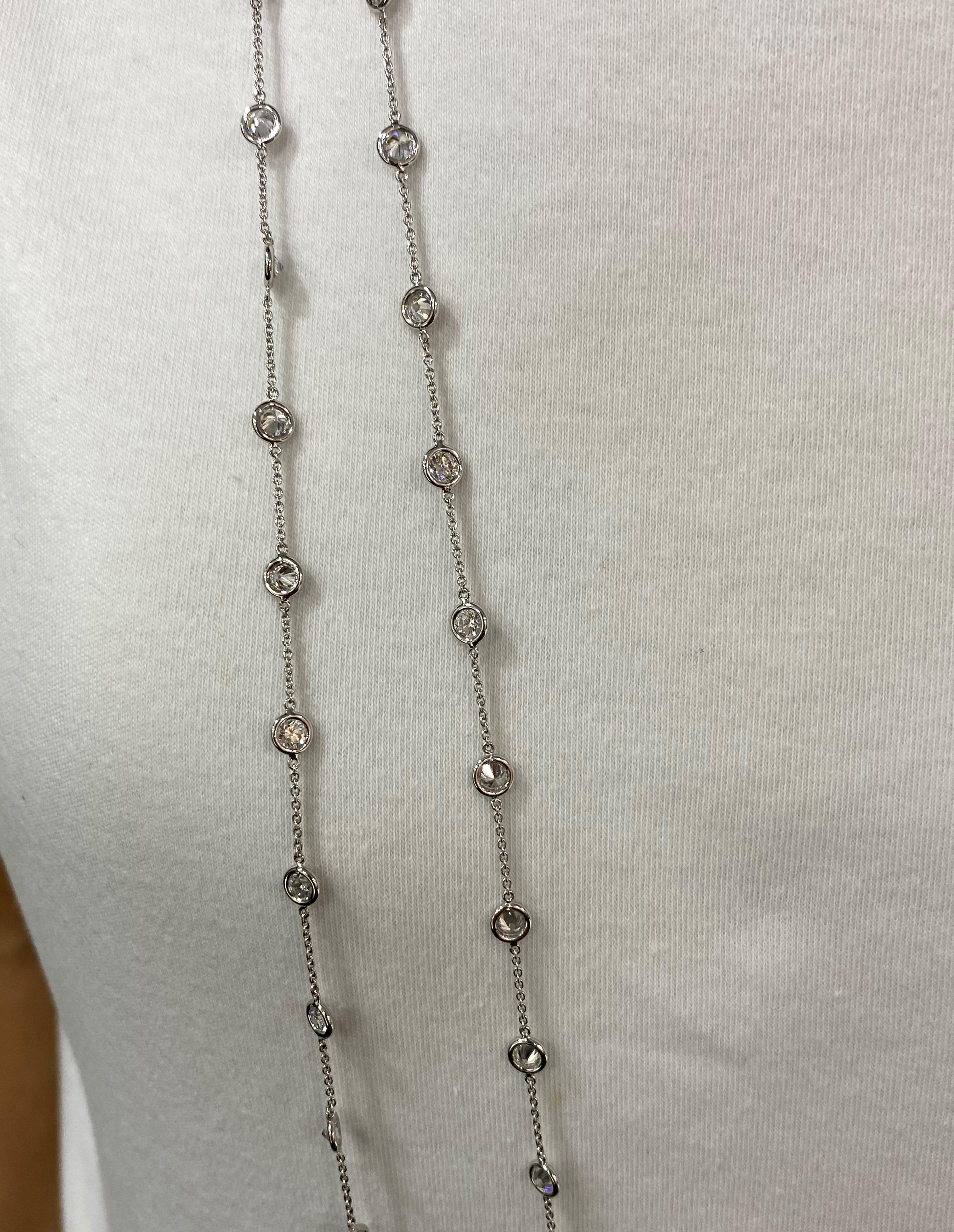 setting in the necklace