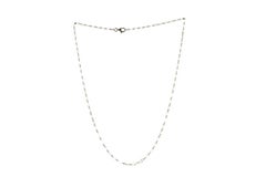 JR 15.14 Carat Briolette Cut Diamond 18 Karat White Gold Necklace
