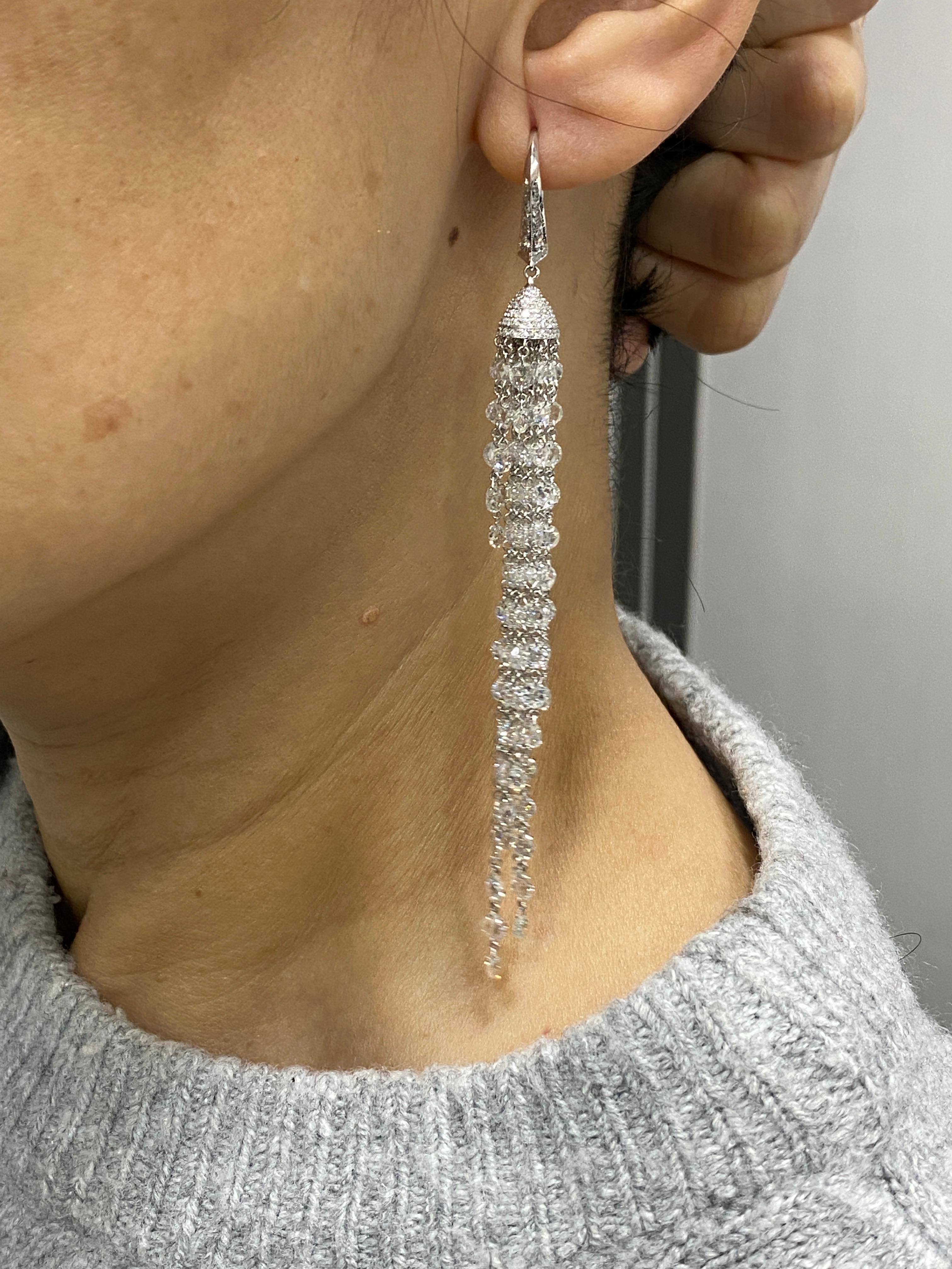 JR 25.44 carats Rose Cut Diamond Tassel Earring

Stylish, graceful and elegant is what this set of diamond tassel earring is. It moves with sheer grace and is made using excellent craftsmanship.

Diamond Weight : 25.44 carats
Length approx. :