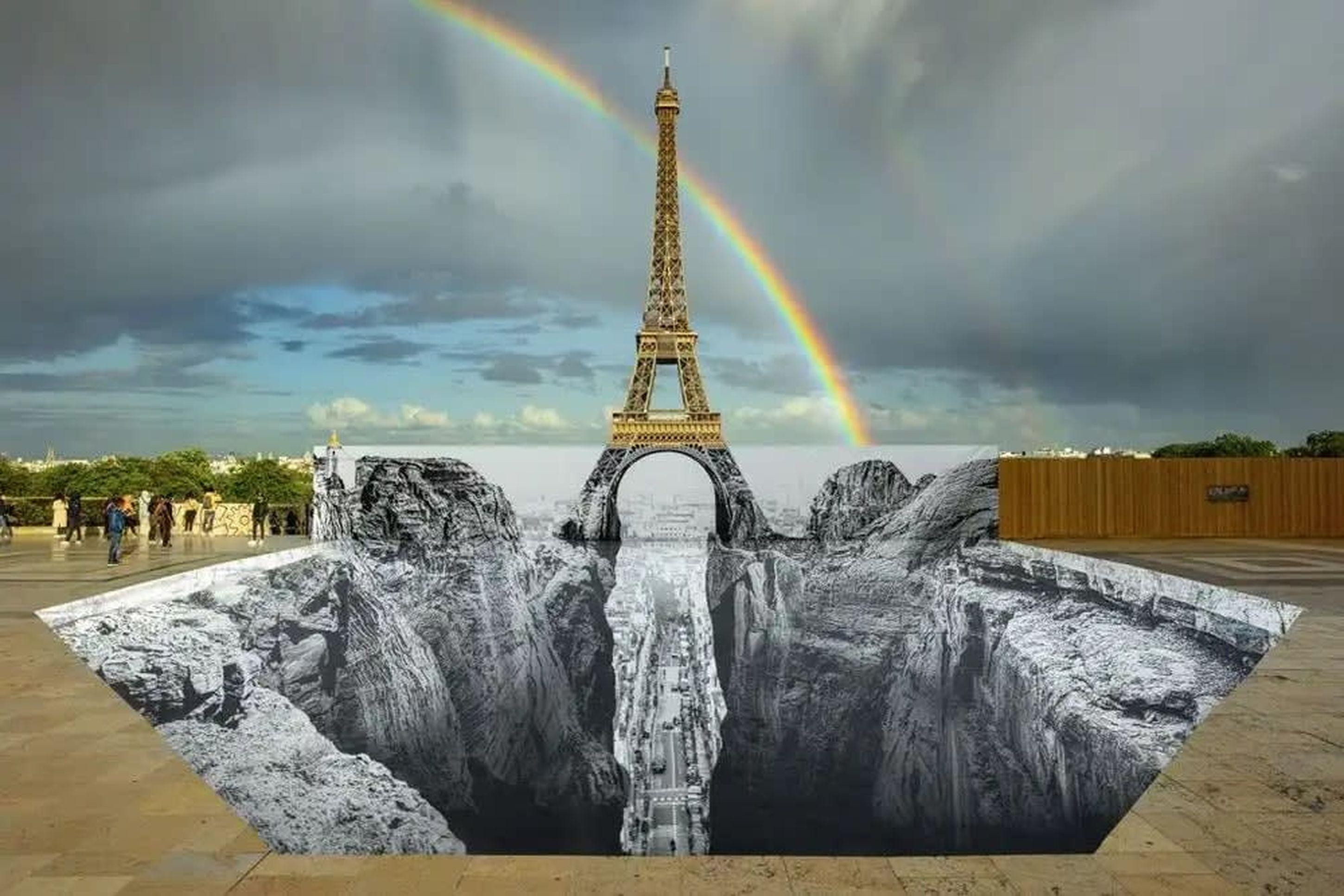 Trompe L'oeil, Les Falaises Du Trocadéro, Paris, France, (21 Mai, 20H03) By JR - Art by JR 