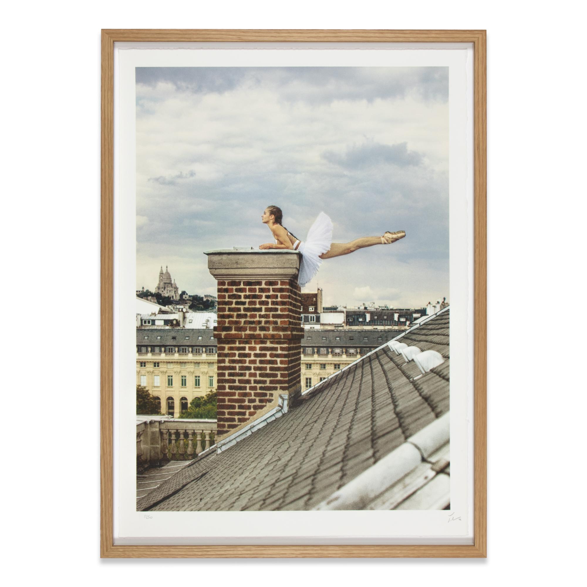 JR, Ballett, Palais Royal – Lithographie, signierter Druck, Straßenkunst, Stadtkunst