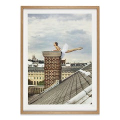 Vintage JR, Ballet, Palais Royal - Lithograph, Signed Print, Street Art, Urban Art