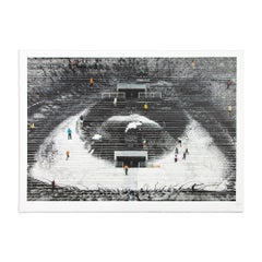 JR, Olho, Estadio de Pacaembu, San Paolo, 2020 - Litografia, stampa firmata