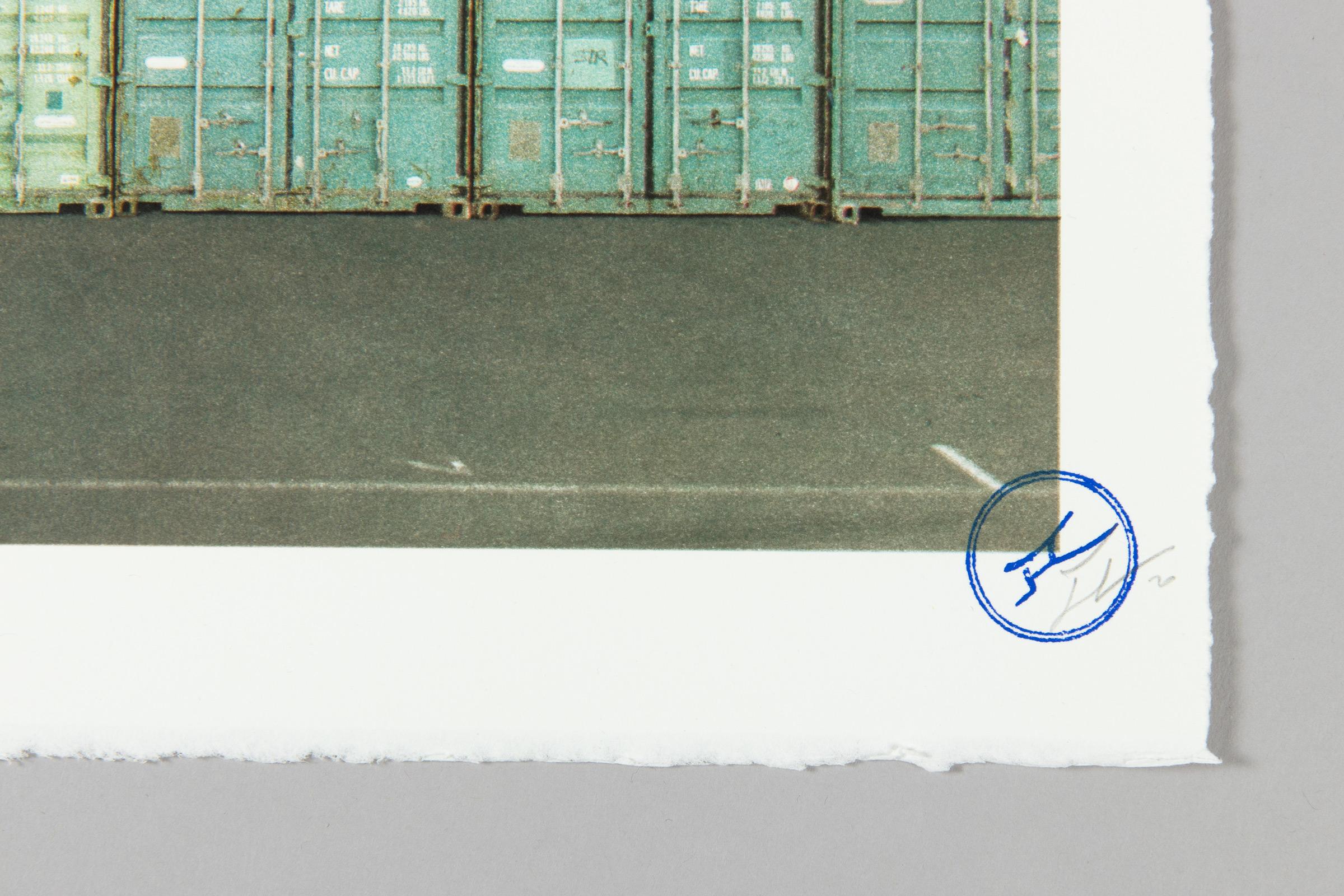 JR, Nel muro dei container - Litografia, Arte urbana, Street Art, Stampa firmata 2