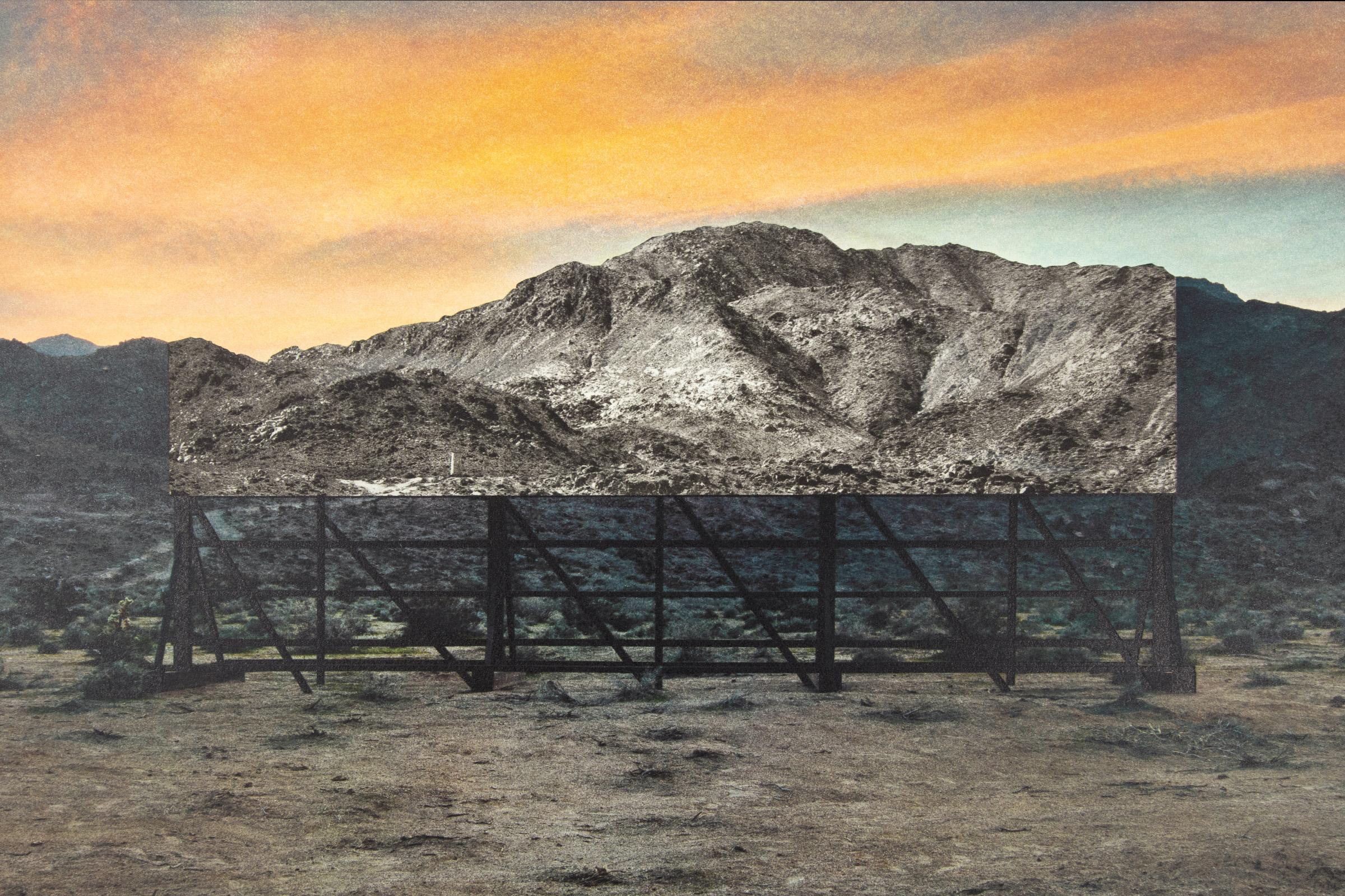 JR, Trompe l'Oeil, Death Valley, Cartellone pubblicitario - Stampa firmata, Street Art, Arte urbana - Print di JR (aka Jean René)