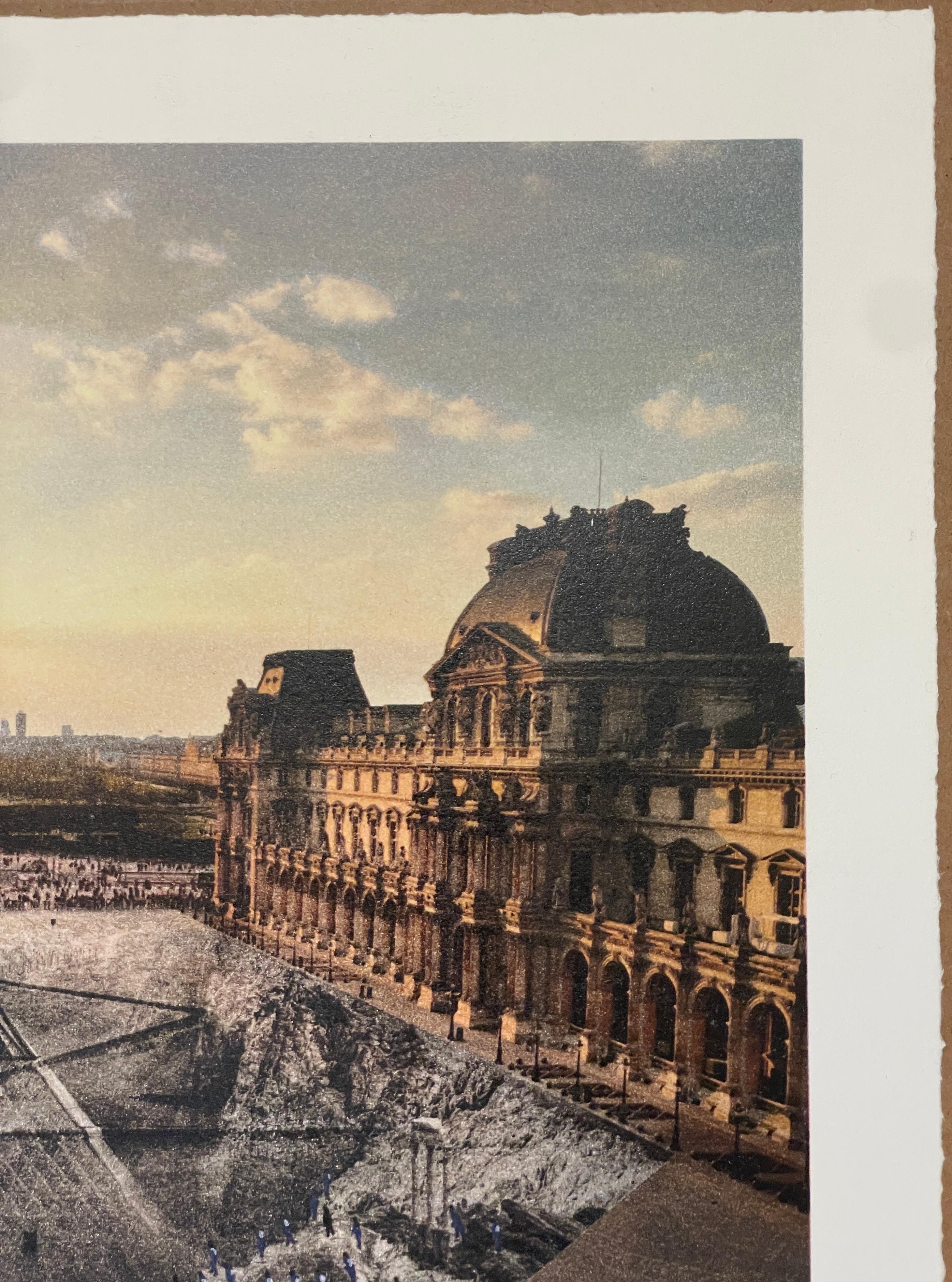 JR au Louvre, 29 Mars 2019, 18h08 - Contemporary 21st Century Print Edition 2021 For Sale 4