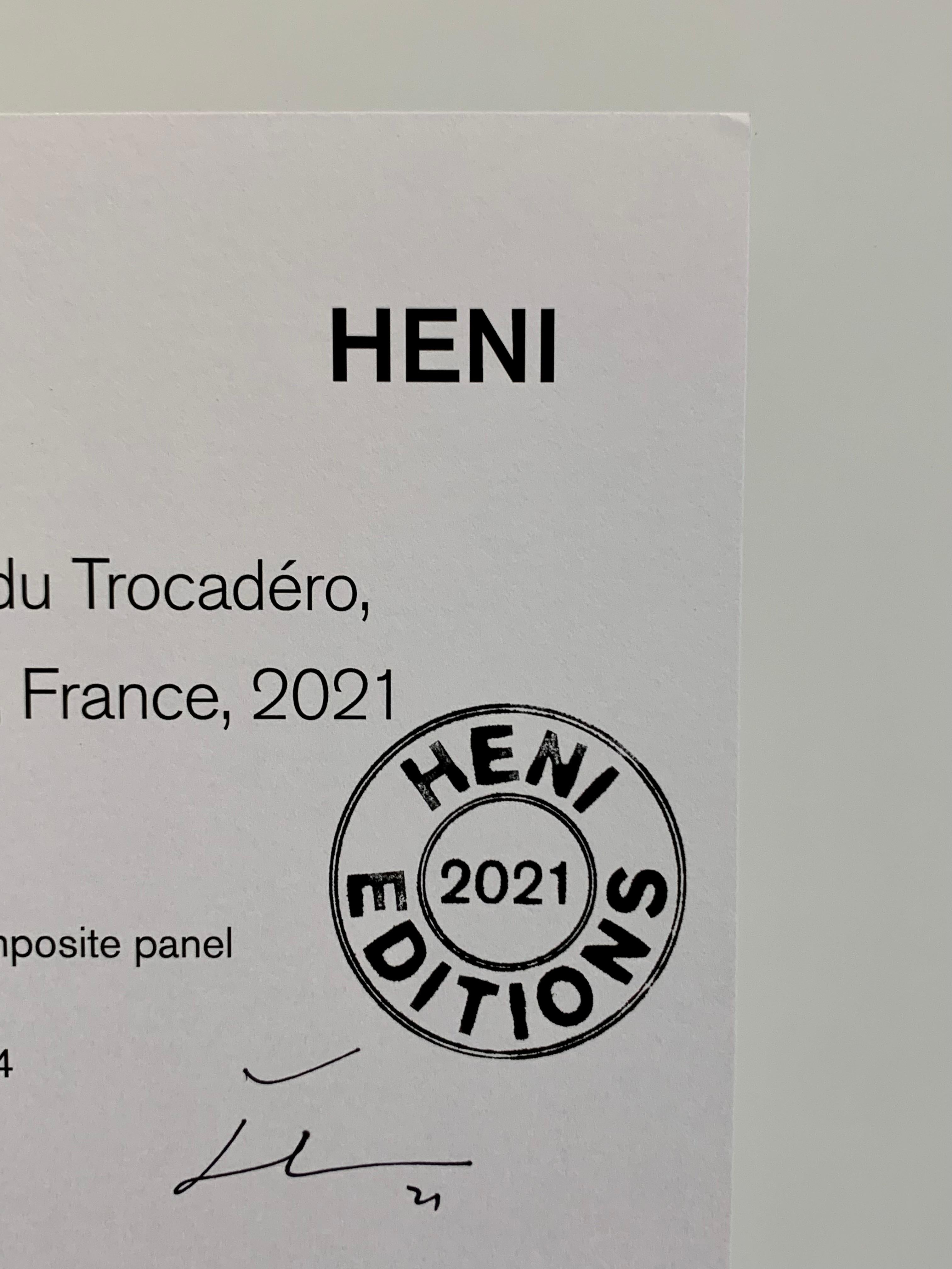 Trompe l'oeil, Les Falaises du Trocadéro, 2021 -JR, 18 mai 2021, 19h58,  im Angebot 5