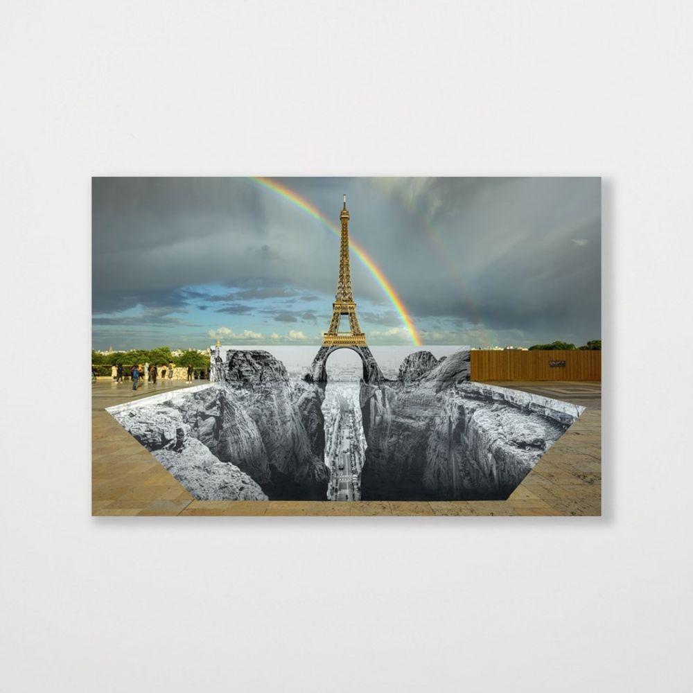 Trompe l'oeil, Les Falaises du Trocadéro, 2021 -JR, Set 4, Print, Art, Edition For Sale 1
