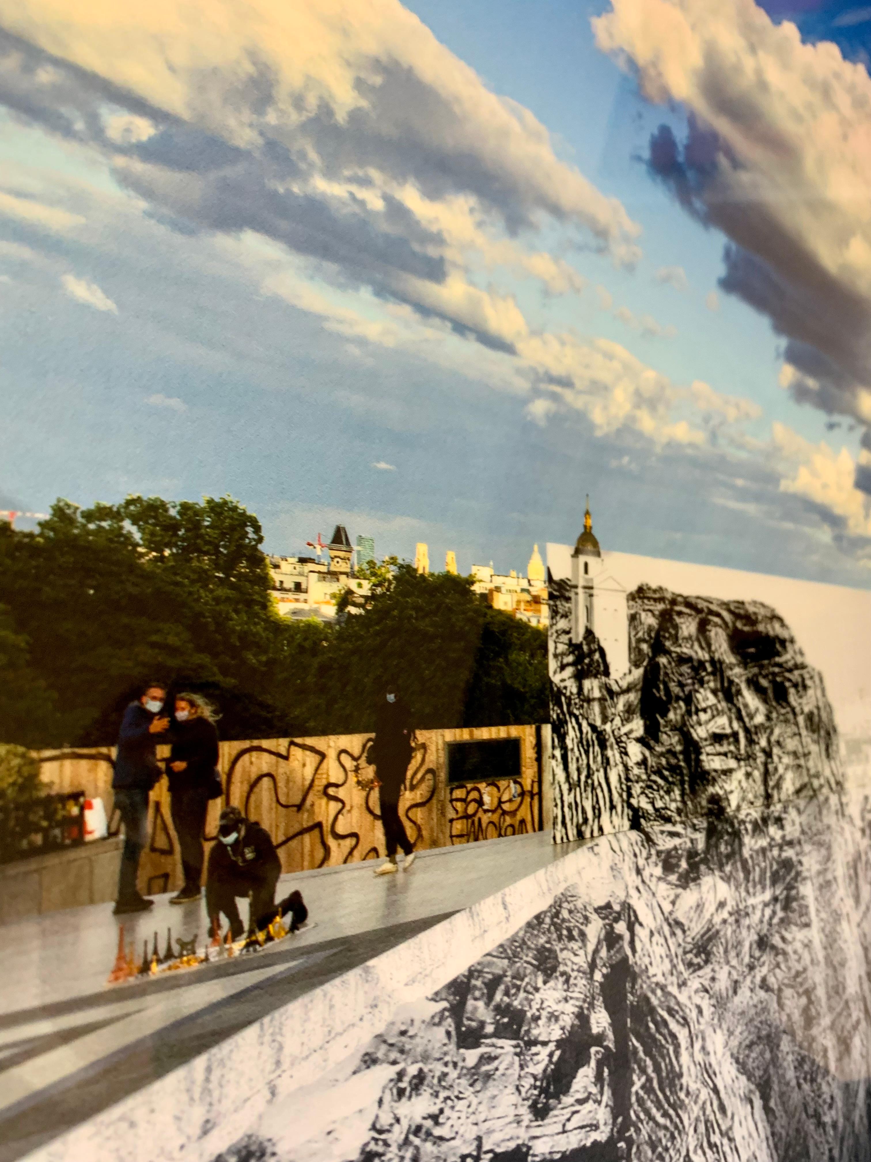 Trompe l'oeil, Les Falaises du Trocadéro, 2021 -JR, Set 4, Print, Art, Edition For Sale 4