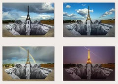 Trompe l’oeil, Les Falaises du Trocadéro (Portfolio of 4, matching ed. numbers)