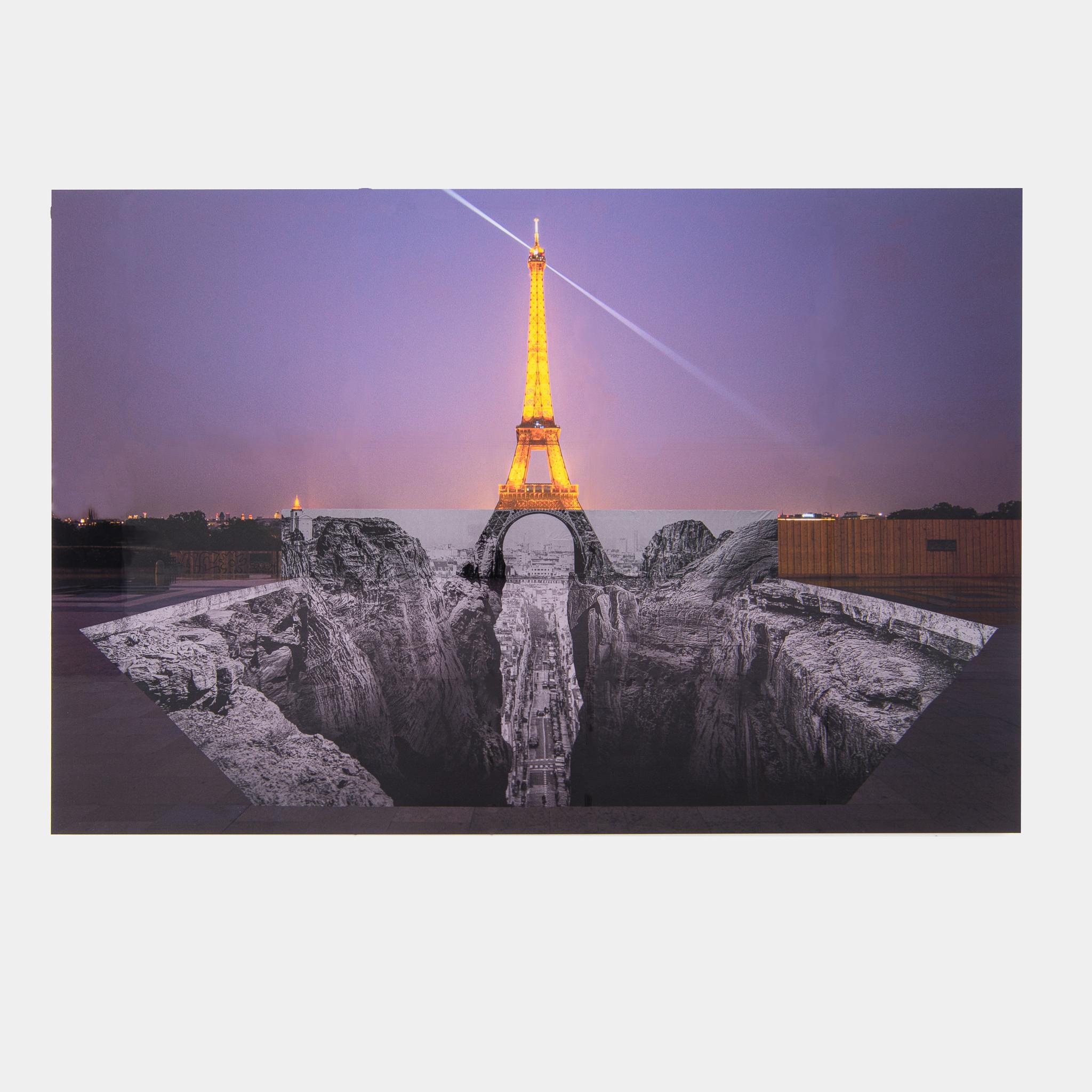 Trompe l'oeil, Les Falaises du Trocadéro (Set of 4) - Contemporary Print by J.R. 