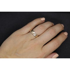 JR Wood 10K Band. Vintage Jr Wood and Sons Thick Wedding Band Sz7 2.9g