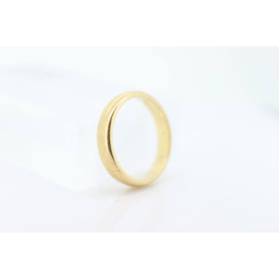 JR Wood 18k Yellow Gold band. Antique Early 1900s 18k Yellow Gold Jr Wood For Sale 2